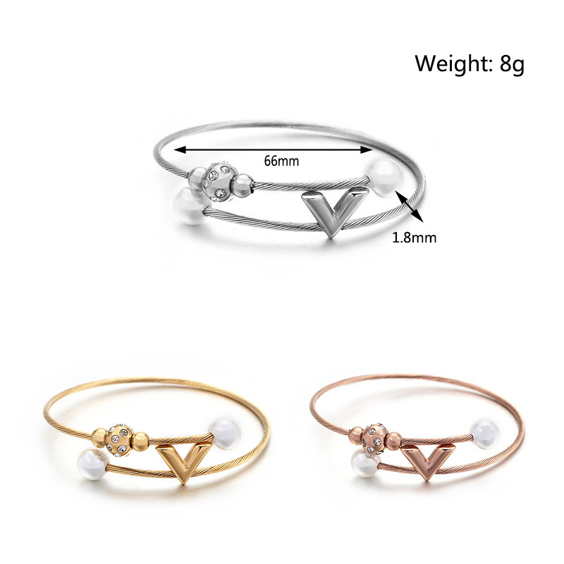 Simple Style Infinity Star Moon Titanium Steel 18K Gold Plated Bangle In Bulk display picture 6