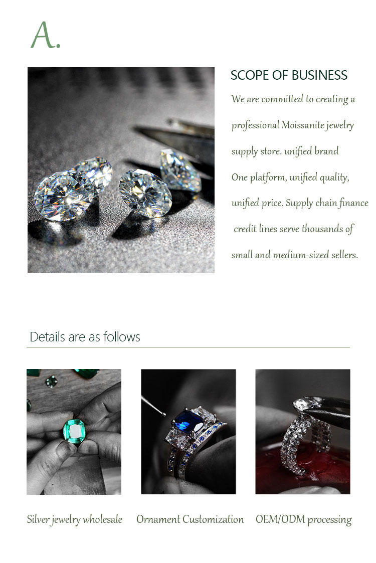 Elegant Luxurious Oval Sterling Silver Gra Plating Inlay Moissanite Rhodium Plated Silver Plated Rings display picture 4