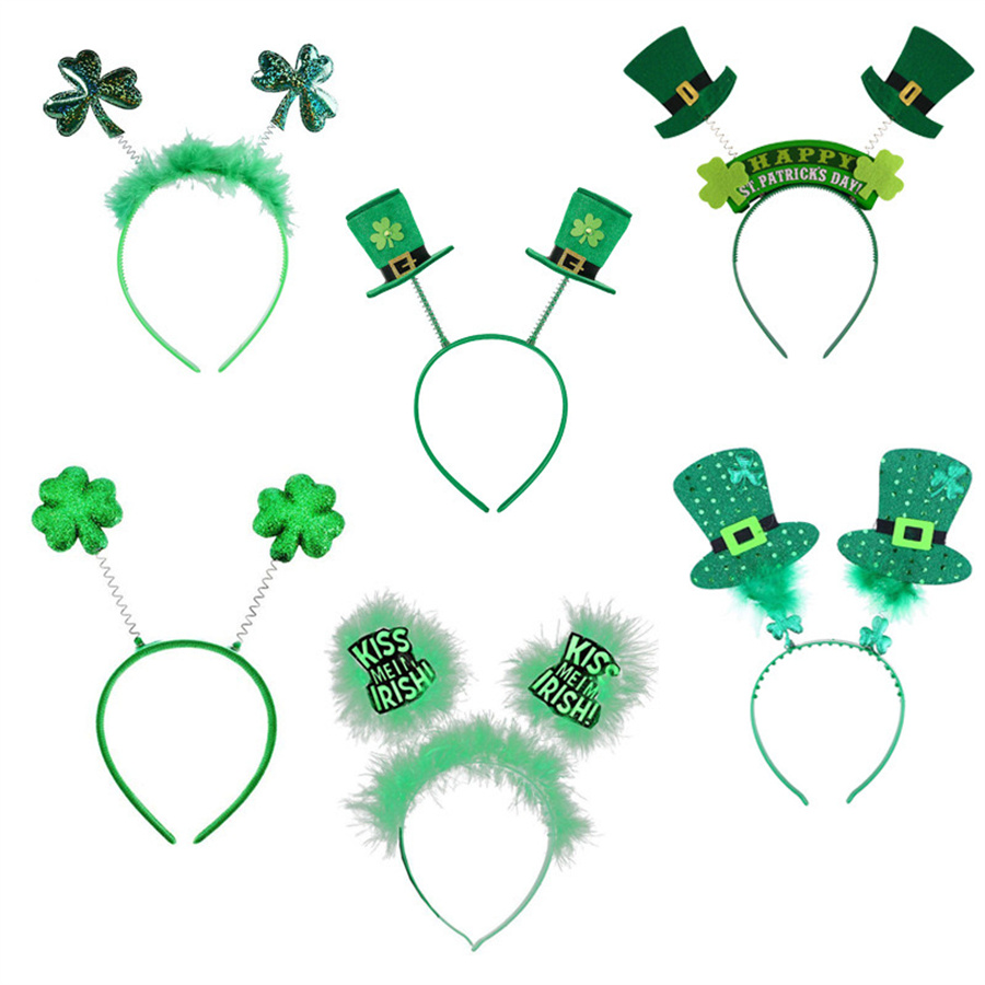 St. Patrick Classic Style Color Block Plastic Party Carnival Costume Props display picture 7