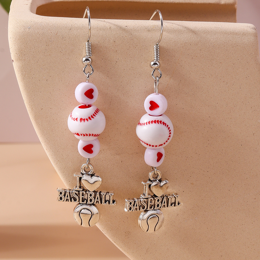 1 Pair Casual Ball Zinc Alloy Drop Earrings display picture 9