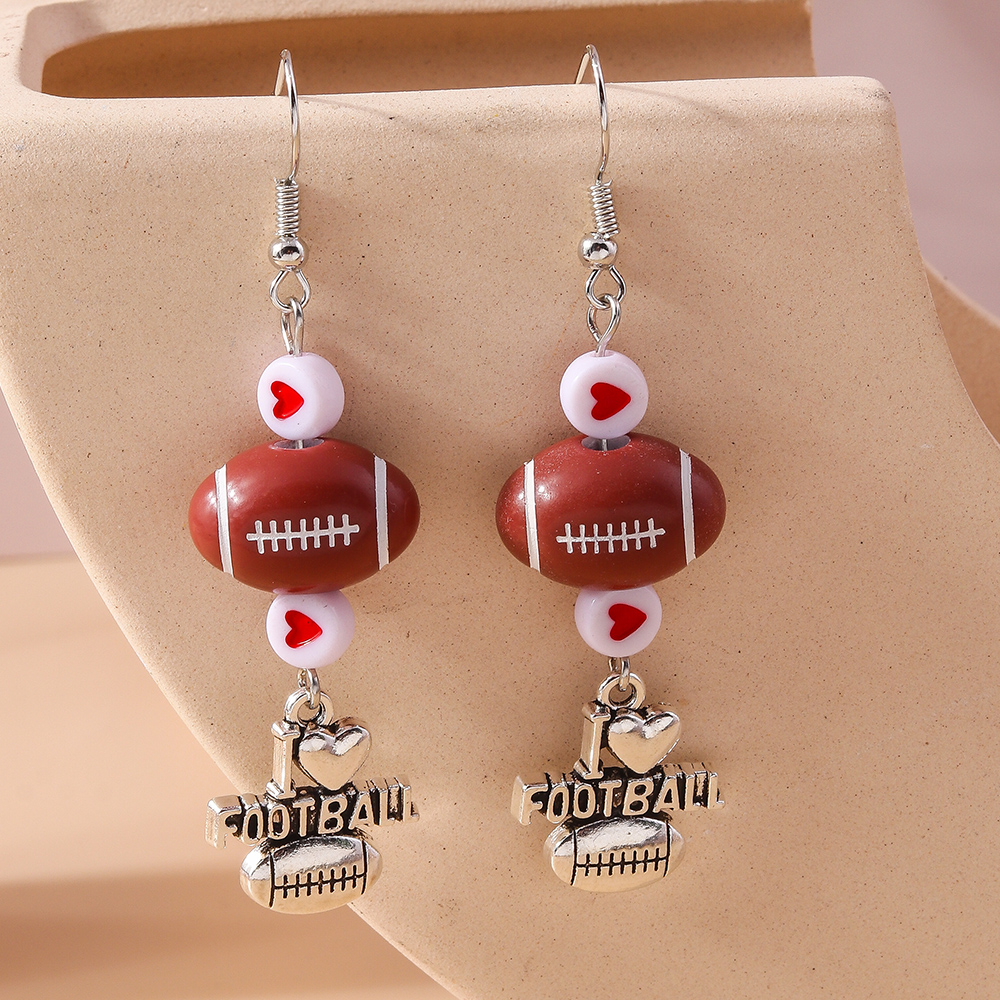 1 Pair Casual Ball Zinc Alloy Drop Earrings display picture 10