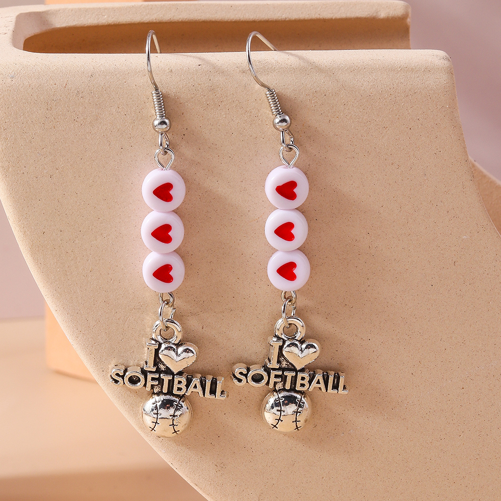 1 Pair Casual Ball Zinc Alloy Drop Earrings display picture 5
