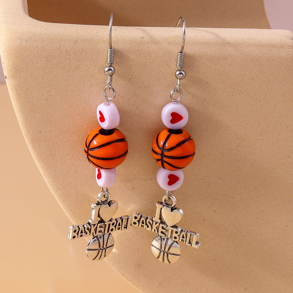 1 Pair Casual Ball Zinc Alloy Drop Earrings display picture 11