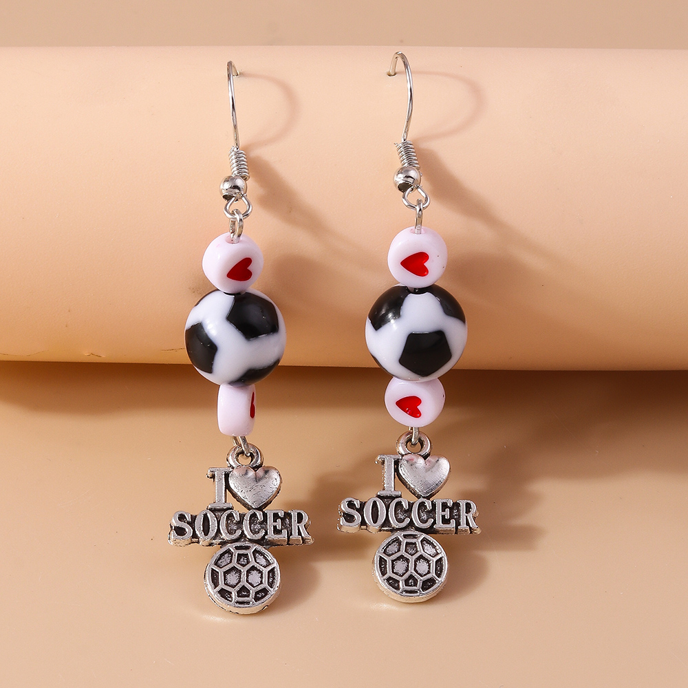 1 Pair Casual Ball Zinc Alloy Drop Earrings display picture 12
