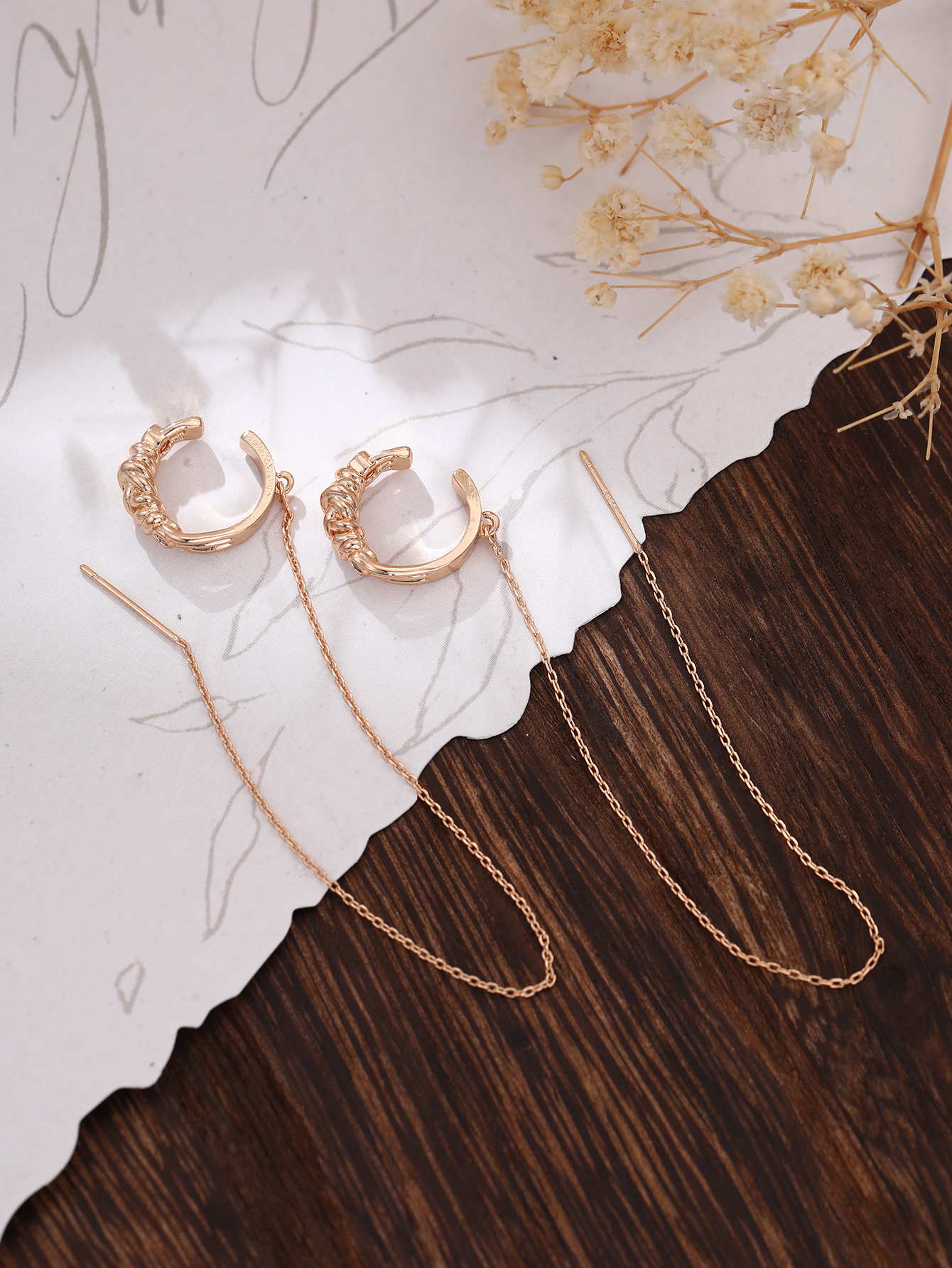 1 Pair Simple Style Solid Color Mesh Copper Drop Earrings display picture 29