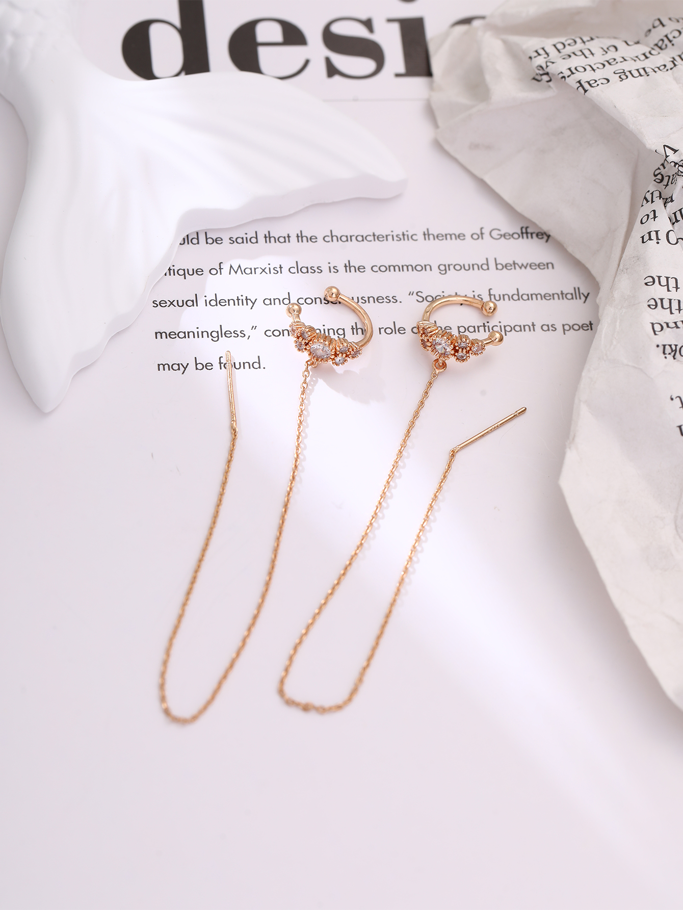 1 Pair Simple Style Solid Color Mesh Copper Drop Earrings display picture 32