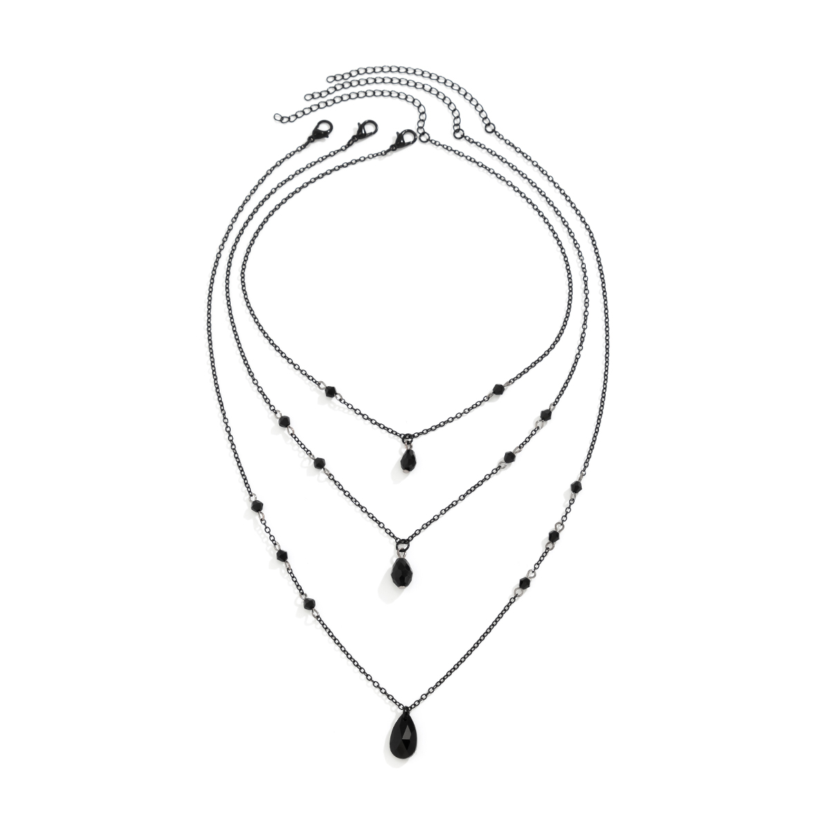 Gothic Classic Style Round Water Droplets Copper Necklace display picture 5