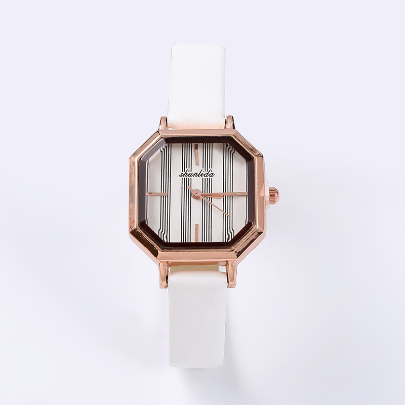 Estilo Clásico Color Sólido Hebilla Cuarzo Relojes De Mujer display picture 1