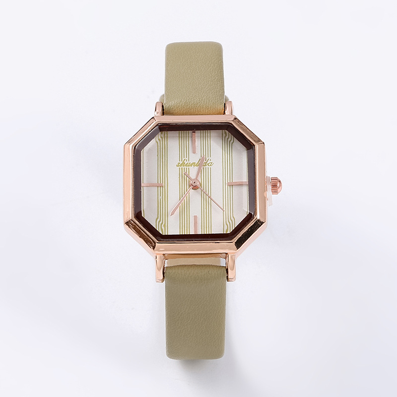 Estilo Clásico Color Sólido Hebilla Cuarzo Relojes De Mujer display picture 3
