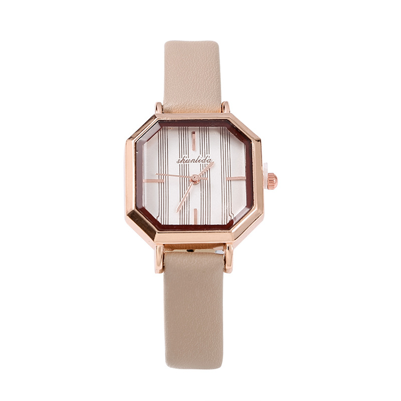 Classic Style Solid Color Buckle Quartz Women's Watches display picture 5