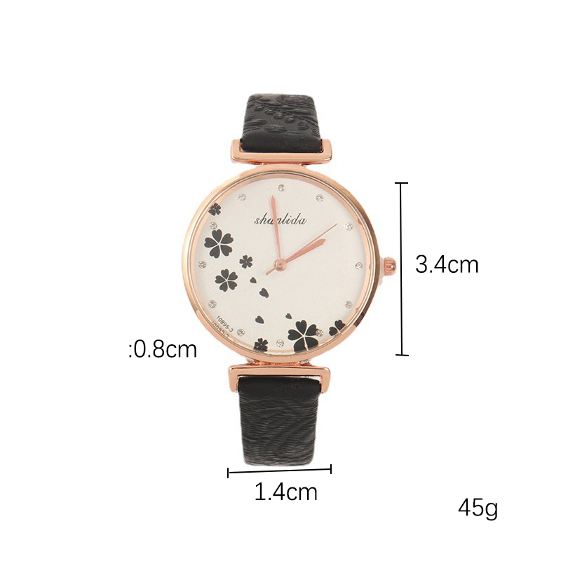 Classic Style Solid Color Buckle Quartz Women's Watches display picture 7