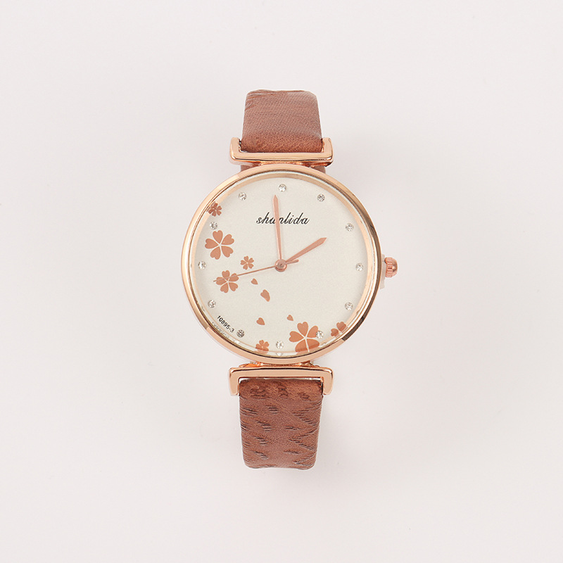 Classic Style Solid Color Buckle Quartz Women's Watches display picture 6