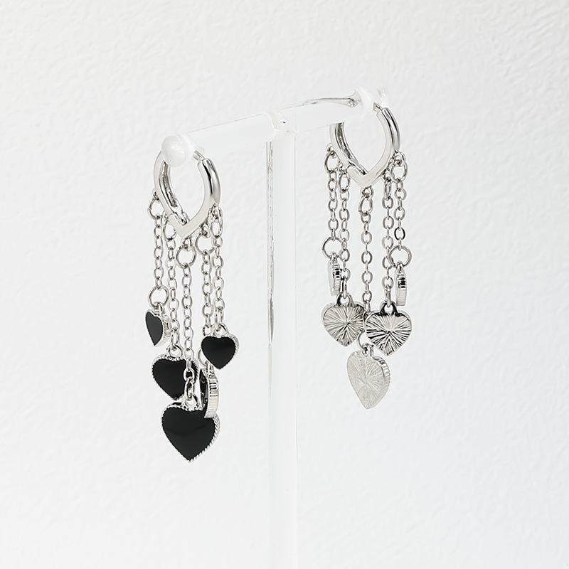 1 Piece Sweet Heart Shape Alloy Drop Earrings display picture 7