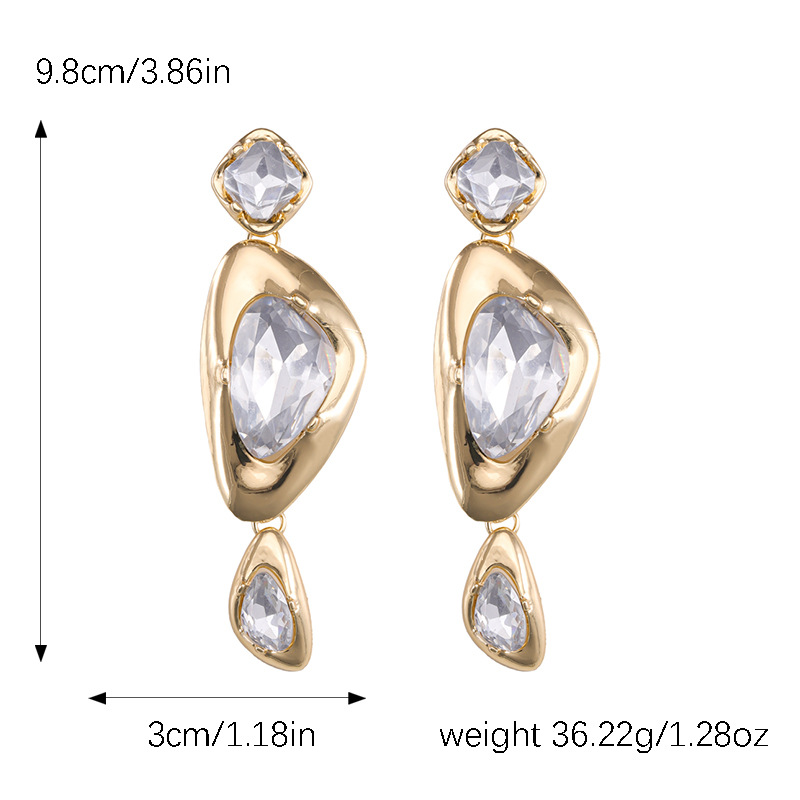 Lady Heart Shape Alloy Plating Inlay Artificial Gemstones Gold Plated Silver Plated Women's Earrings Necklace display picture 1