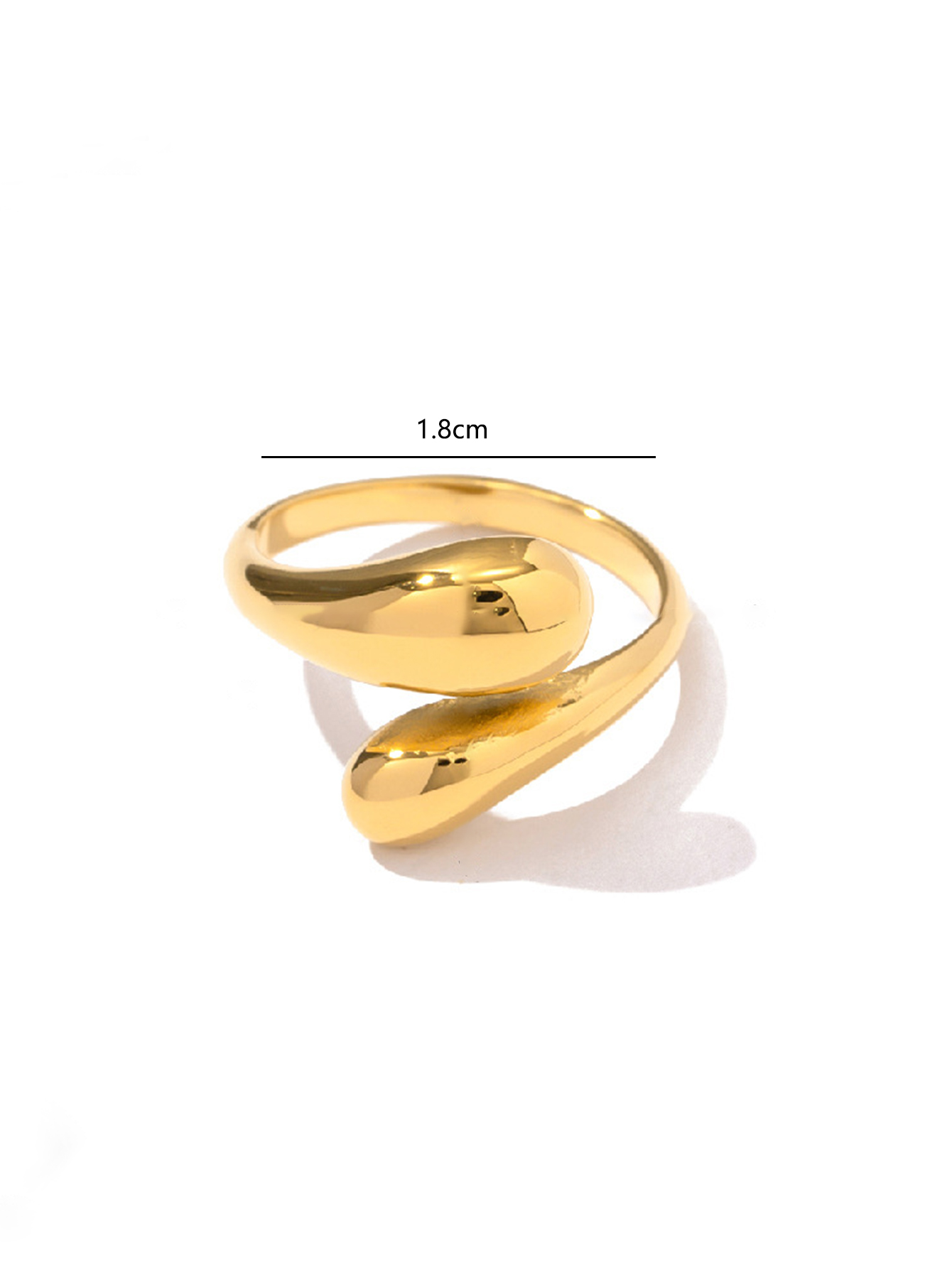 Simple Style Round Stainless Steel Open Rings display picture 5