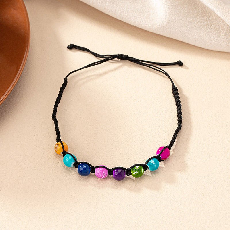 Ig Style Retro Commute Round Rope Beaded Knitting Women's Bracelets display picture 9