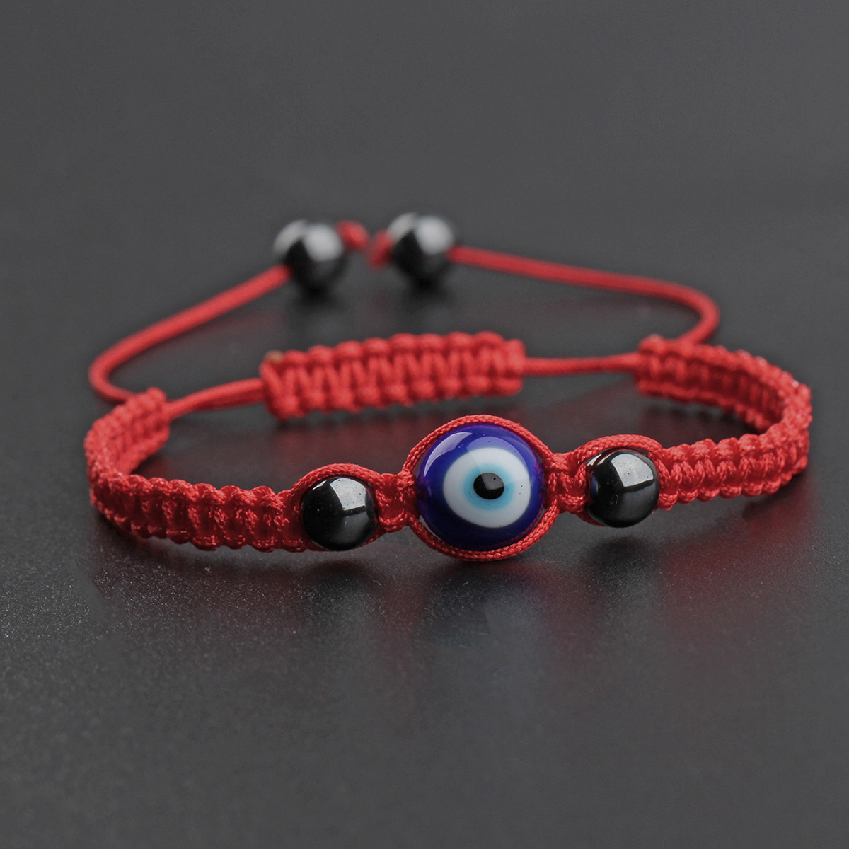 Ig-stil Einfacher Stil Auge Glas Seil Stricken Unisex Armbänder display picture 4