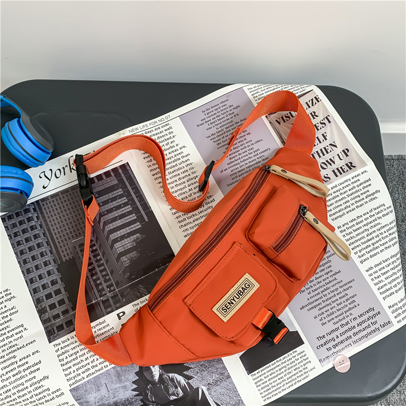 Mujeres Estilo Clásico Color Sólido Nylon Bolsos De Cintura display picture 14