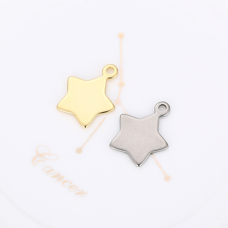 1 Piece Stainless Steel 18K Gold Plated Star display picture 2