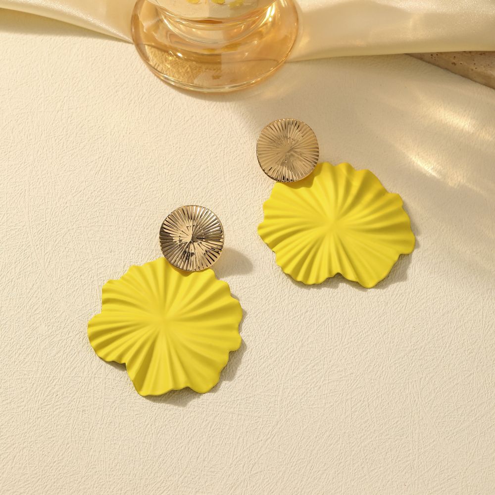 1 Pair Basic Round Plating Alloy Drop Earrings display picture 4
