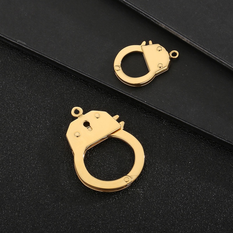 1 Piece Stainless Steel 18K Gold Plated Solid Color display picture 6