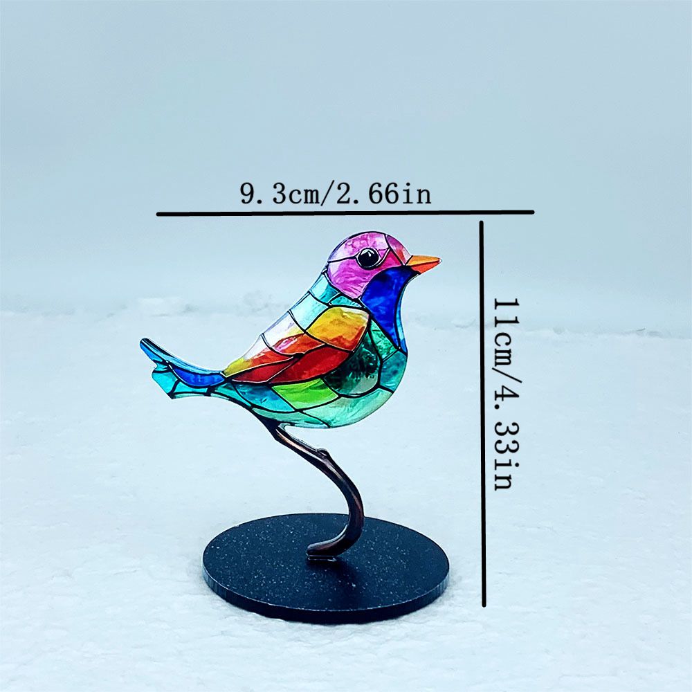 Cute Branch Bird Arylic Ornaments Artificial Decorations display picture 2