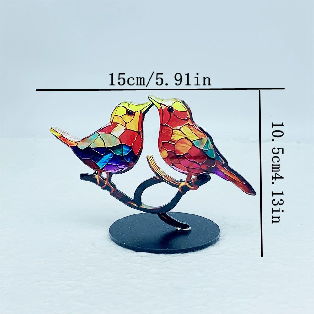 Cute Branch Bird Arylic Ornaments Artificial Decorations display picture 1