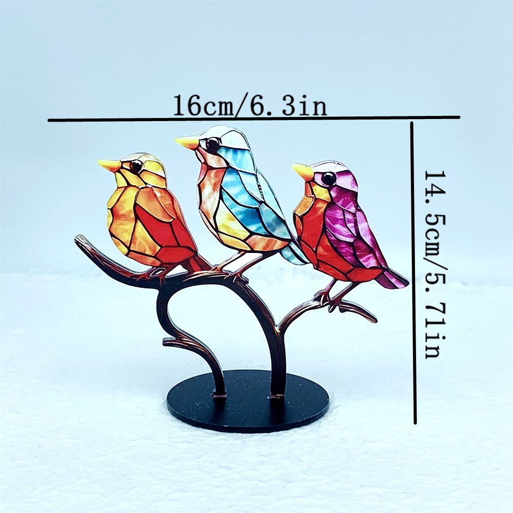 Cute Branch Bird Arylic Ornaments Artificial Decorations display picture 5