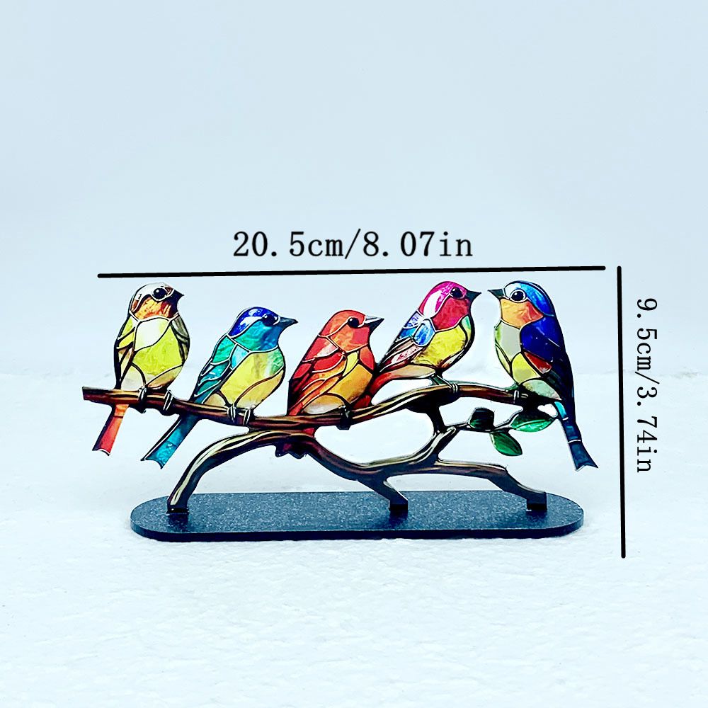 Cute Branch Bird Arylic Ornaments Artificial Decorations display picture 4