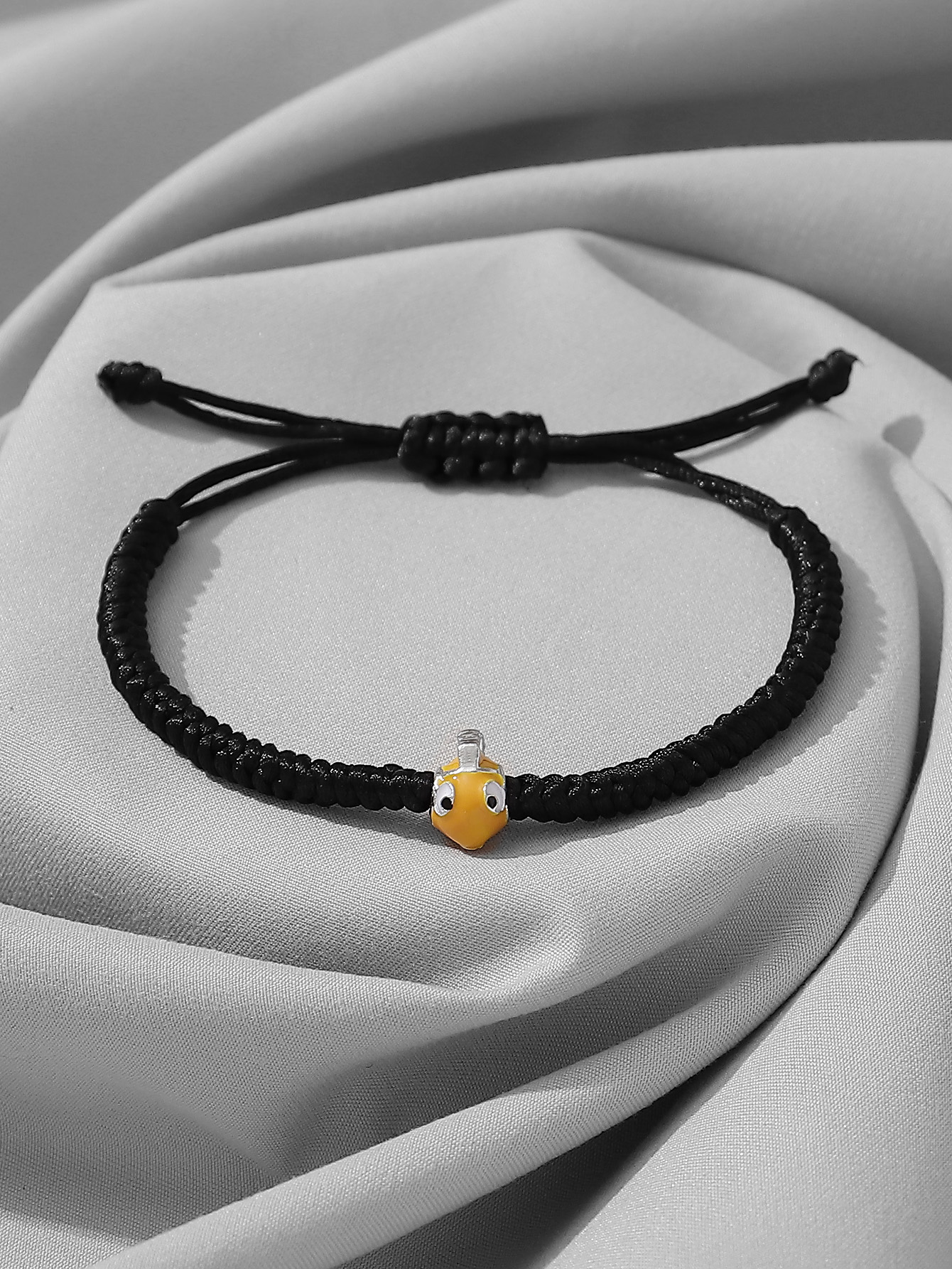 Casual Cute Funny Fish Synthetic Fibre Alloy Knitting Enamel Couple Drawstring Bracelets display picture 2