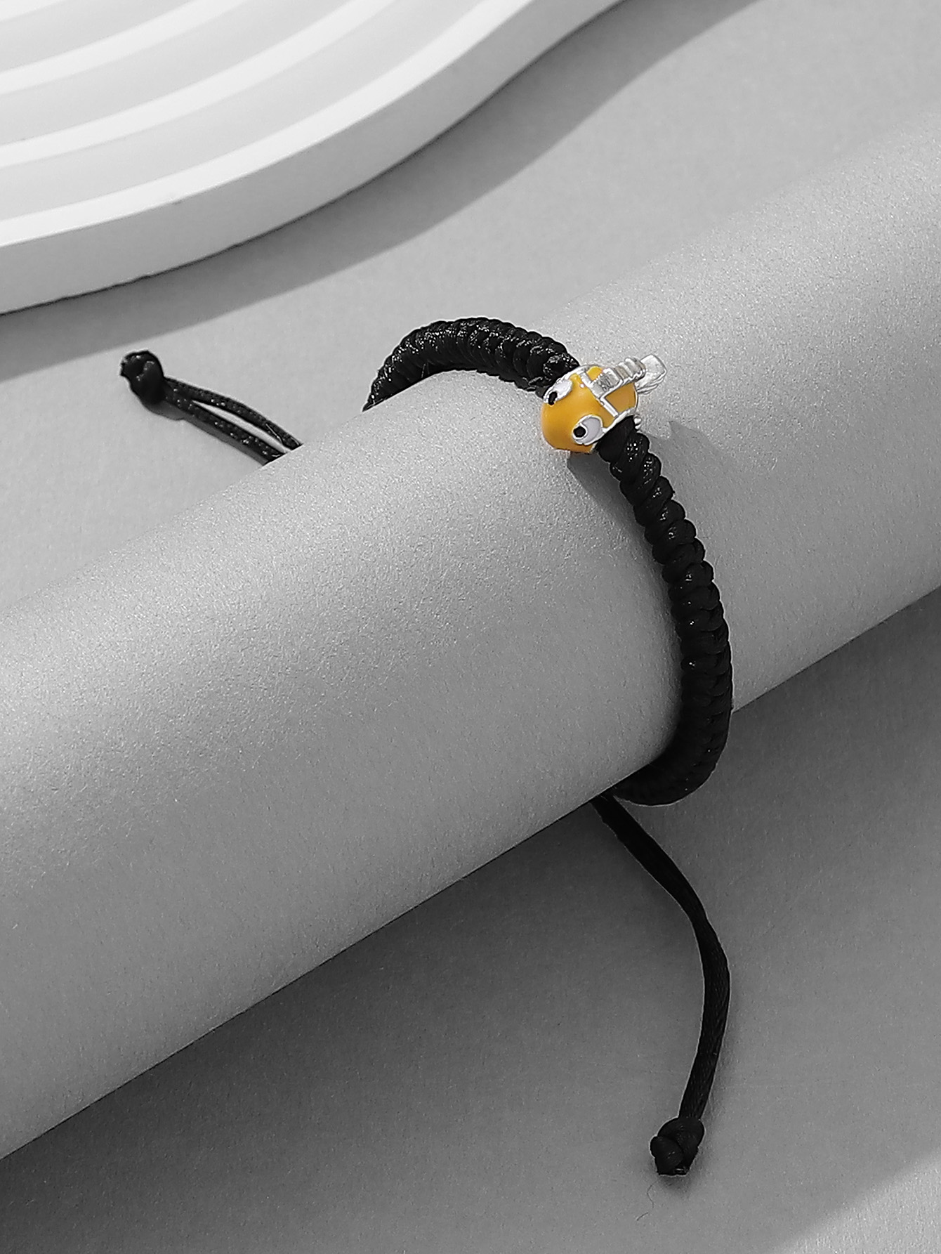 Casual Cute Funny Fish Synthetic Fibre Alloy Knitting Enamel Couple Drawstring Bracelets display picture 6