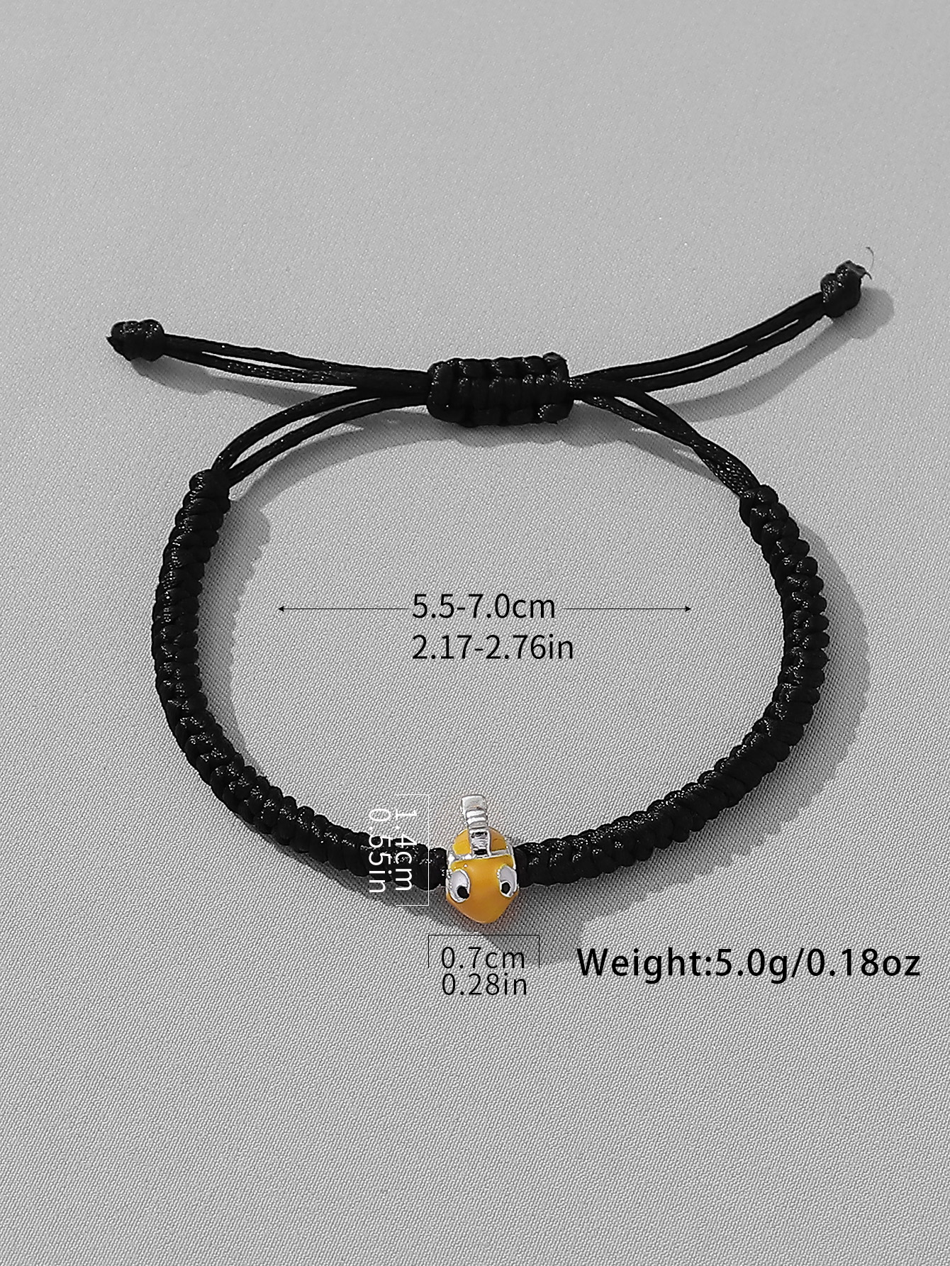 Casual Cute Funny Fish Synthetic Fibre Alloy Knitting Enamel Couple Drawstring Bracelets display picture 13