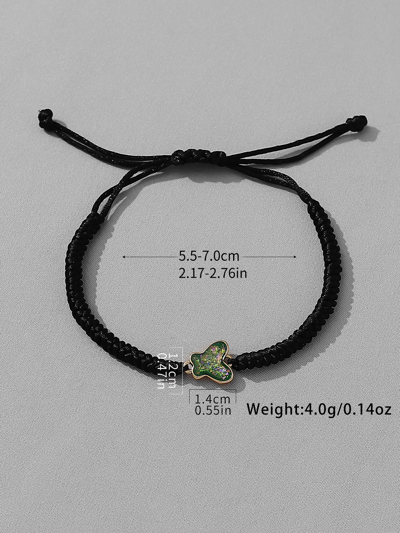Casual Simple Style Cross Butterfly Sequin Synthetic Fibre Alloy Inlay Resin Unisex Drawstring Bracelets display picture 10