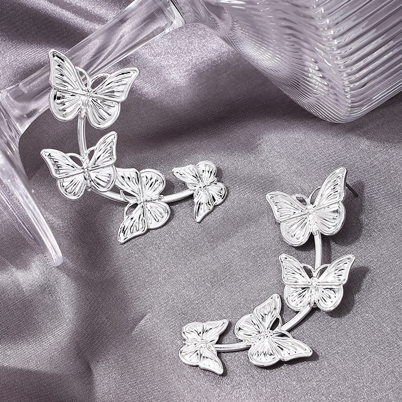 1 Pair Cute Sweet Butterfly Alloy Drop Earrings display picture 6