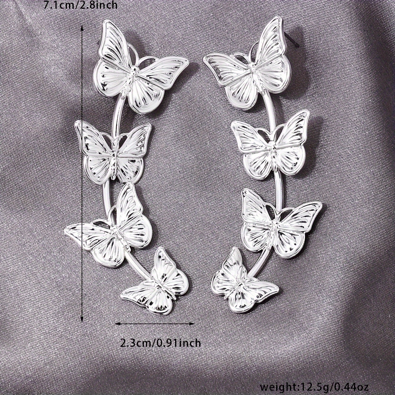 1 Pair Cute Sweet Butterfly Alloy Drop Earrings display picture 7