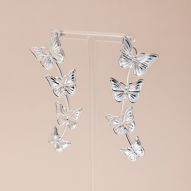 1 Pair Cute Sweet Butterfly Alloy Drop Earrings display picture 8