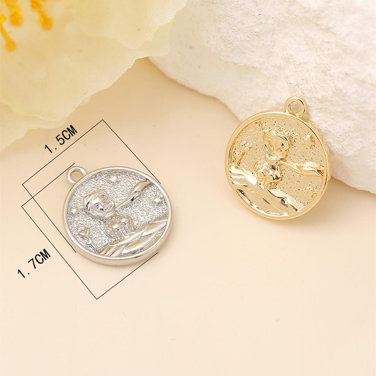 Vintage Style Round Copper Plating 18k Gold Plated White Gold Plated Jewelry Accessories display picture 2