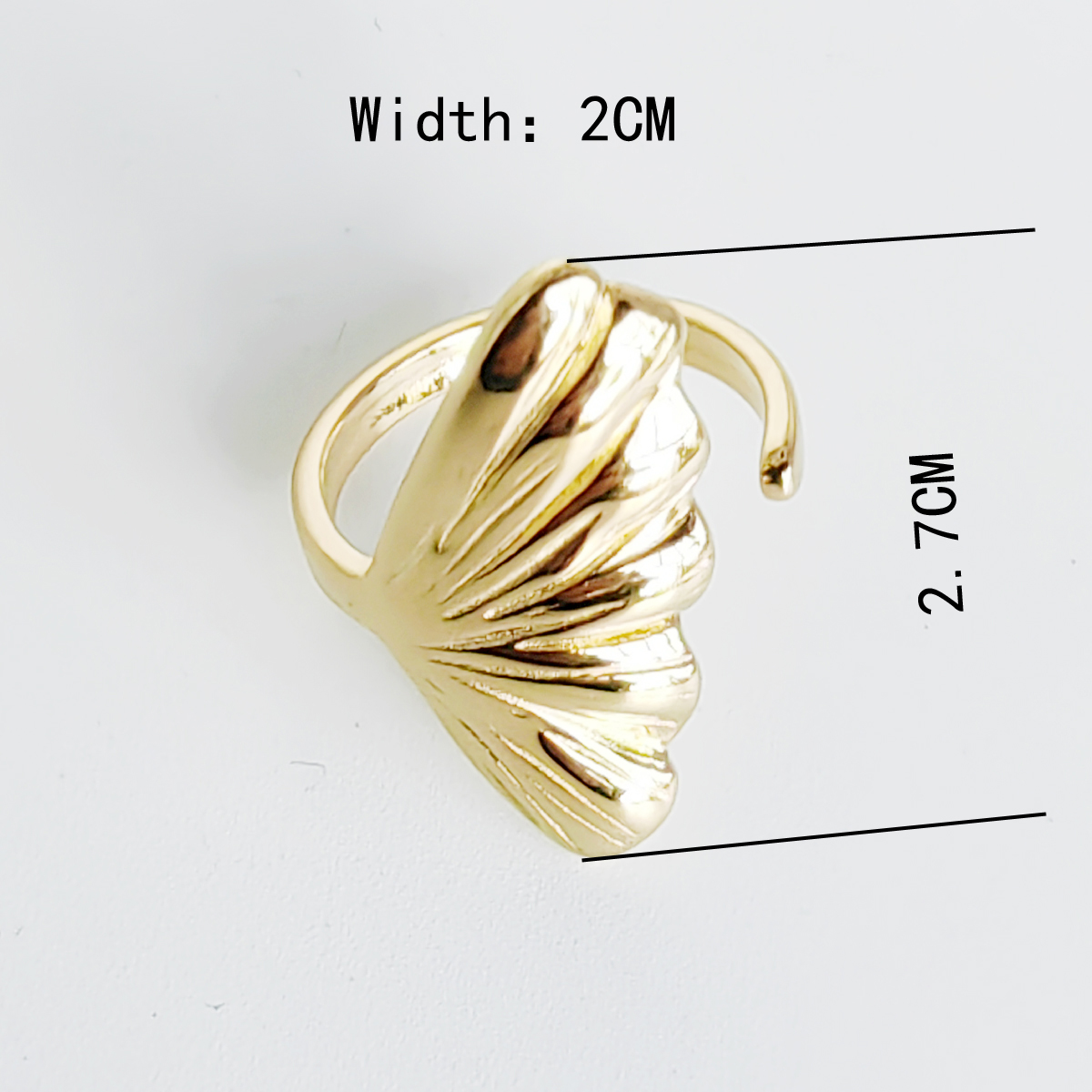 304 Stainless Steel 18K Gold Plated Retro Vintage Style Simple Style Plating Hand Heart Shape Wings Open Rings display picture 4
