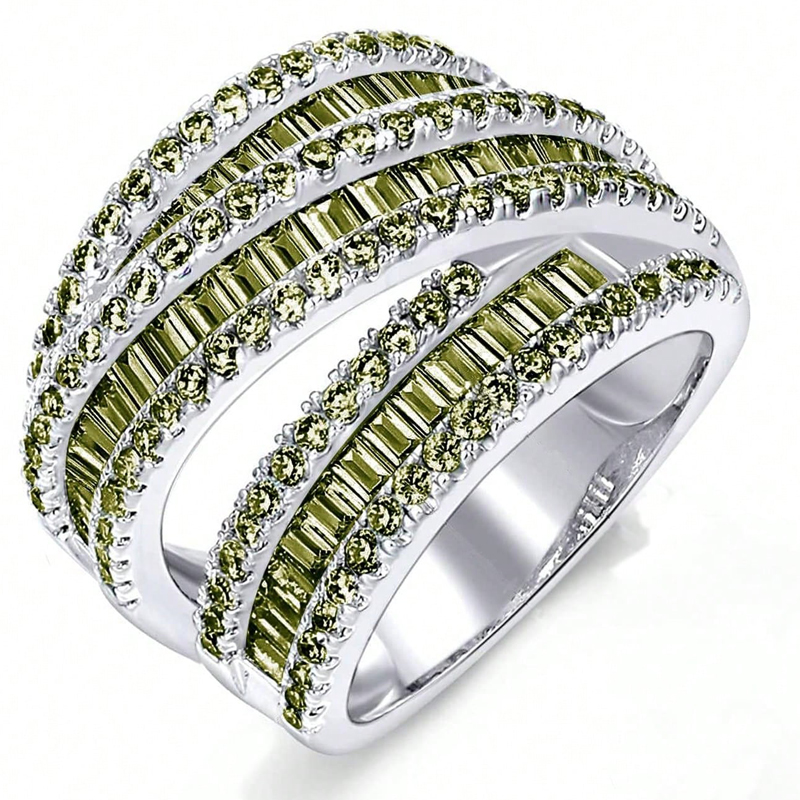 Elegant Sexy French Style Solid Color Copper Plating Inlay Zircon White Gold Plated Gold Plated Rings display picture 1