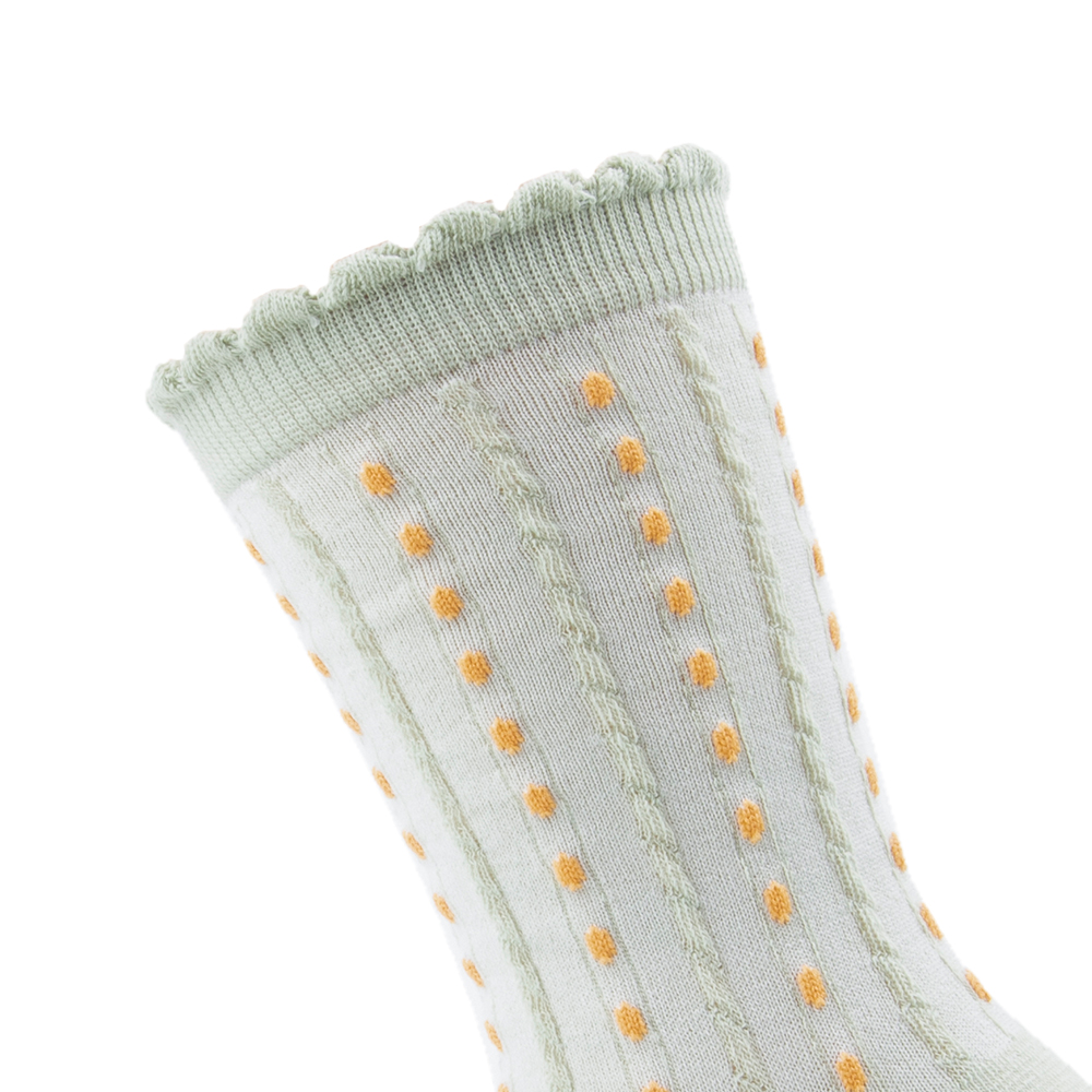 Femmes Sucré Pastorale Fleur Coton Crew Socks Une Paire display picture 11