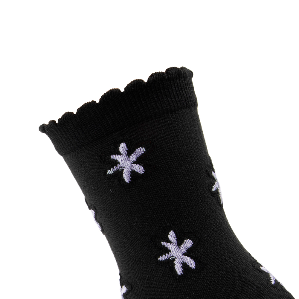 Women's Retro Heart Shape Flower Polyester Crew Socks A Pair display picture 9
