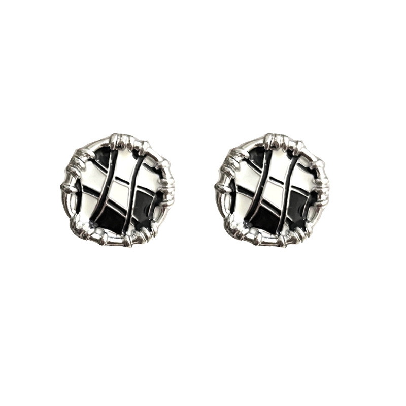 1 Pair Simple Style Geometric Plating Alloy Gold Plated Ear Studs display picture 4
