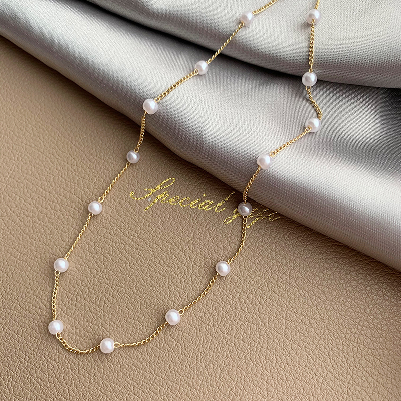 Simple Style Pearl Alloy Pearl Women's Choker display picture 8