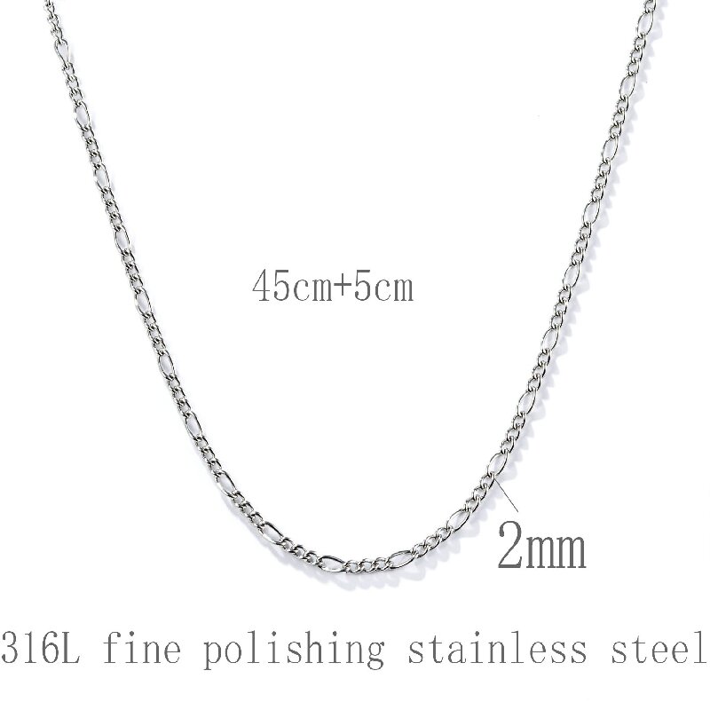 304 Stainless Steel Basic Plating Geometric Necklace display picture 10