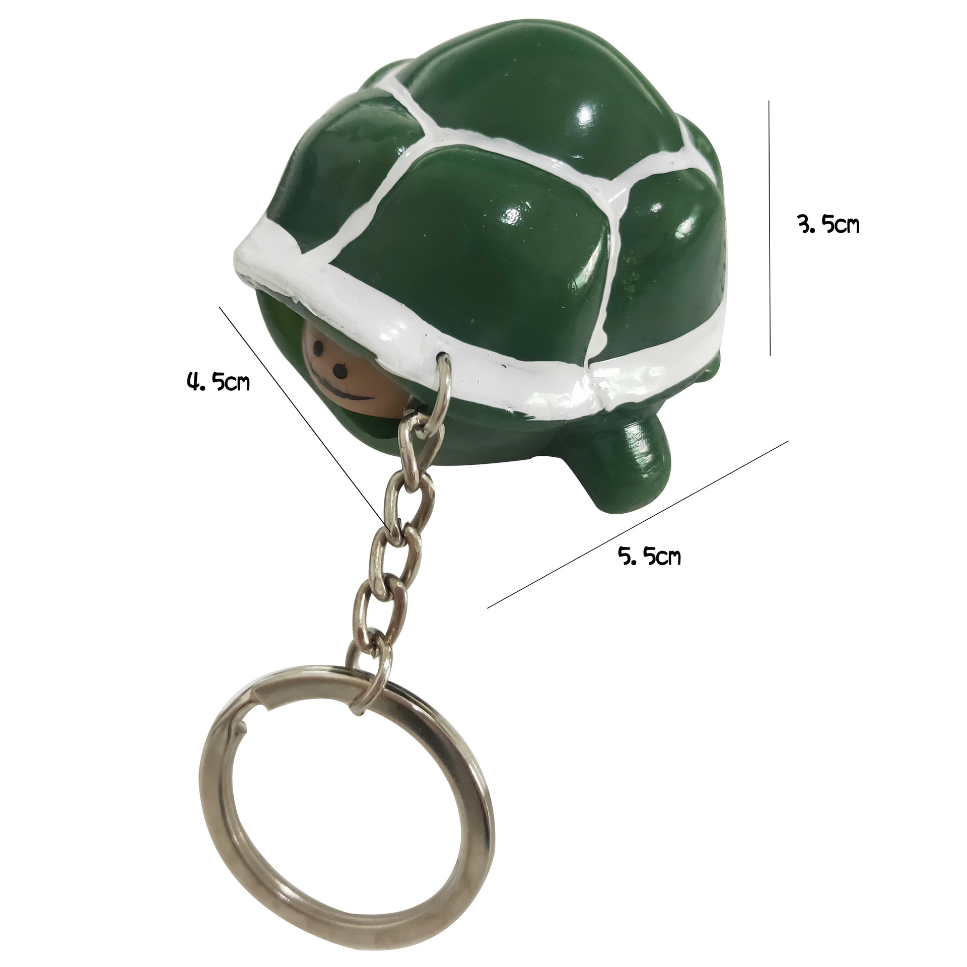 Exaggerated Funny Tortoise Plastic Keychain display picture 8