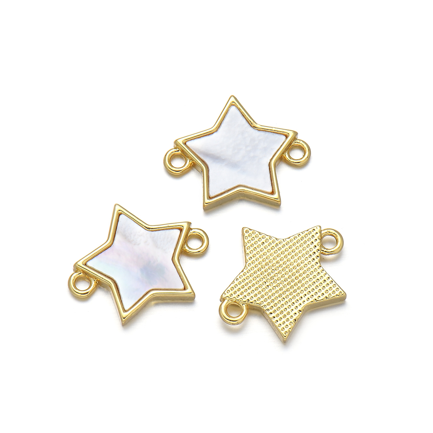 Ig Style Star Moon Fish Tail Copper Plating 18k Gold Plated Charms display picture 5