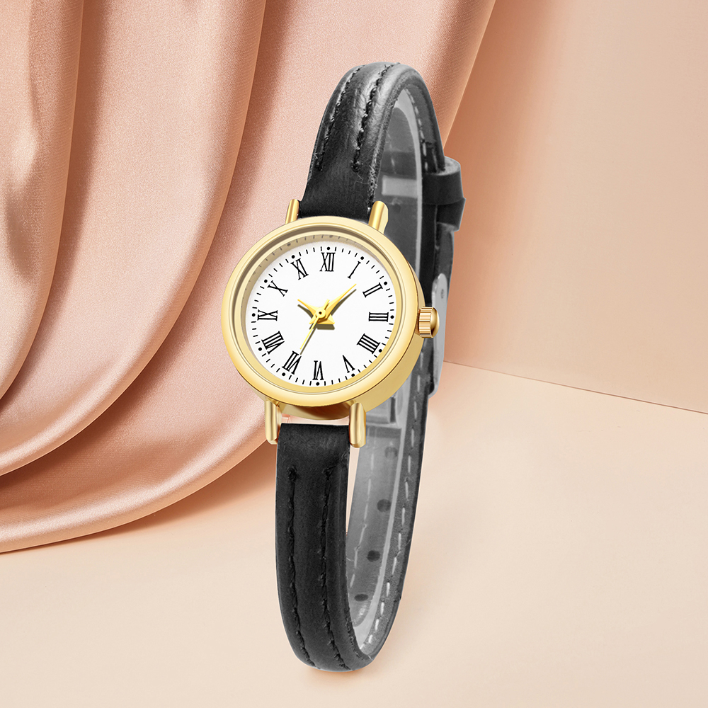 Casual Color Sólido Hebilla Cuarzo Relojes De Mujer display picture 5