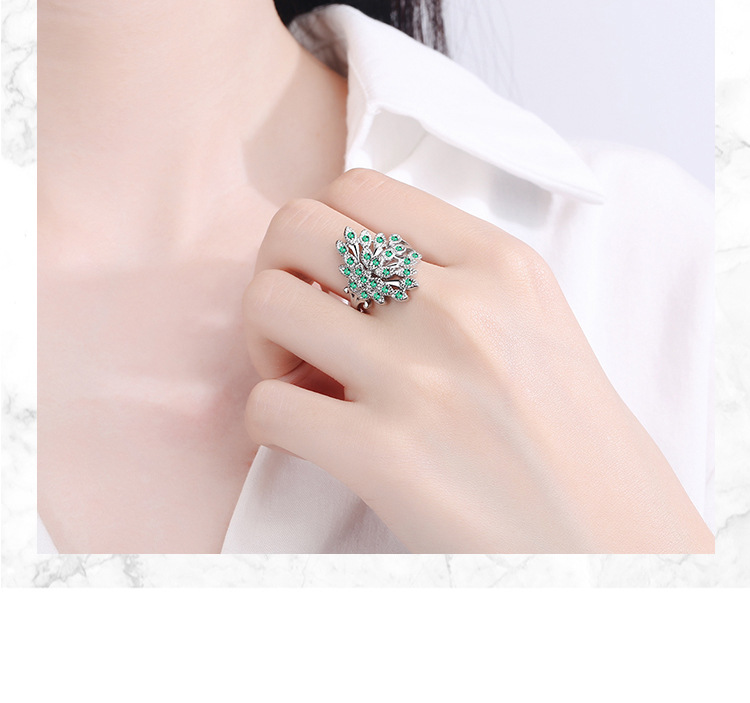 Classic Style Solid Color Copper Inlay Zircon Open Rings display picture 2