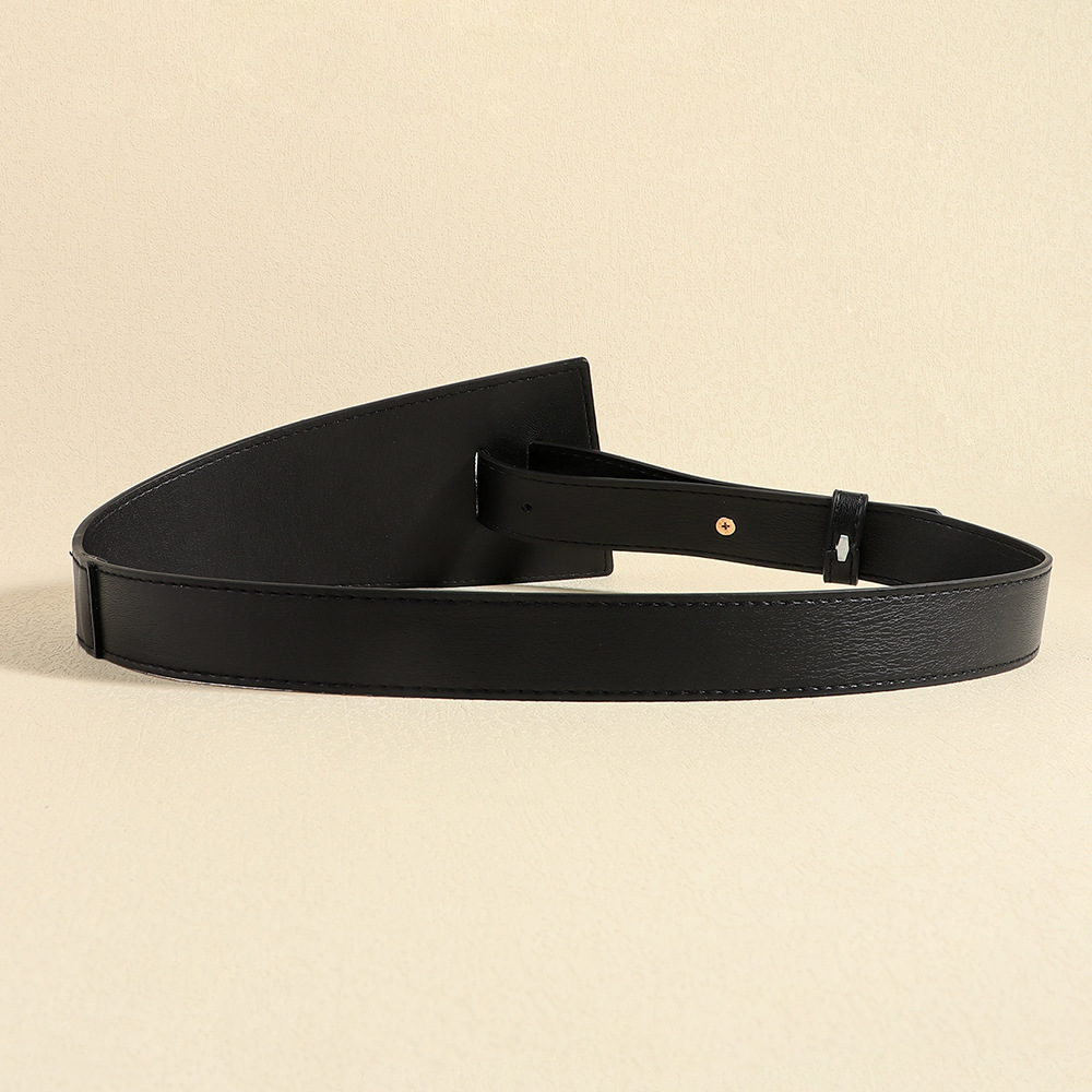 Retro Simple Style Geometric Pu Leather Women's Leather Belts display picture 3