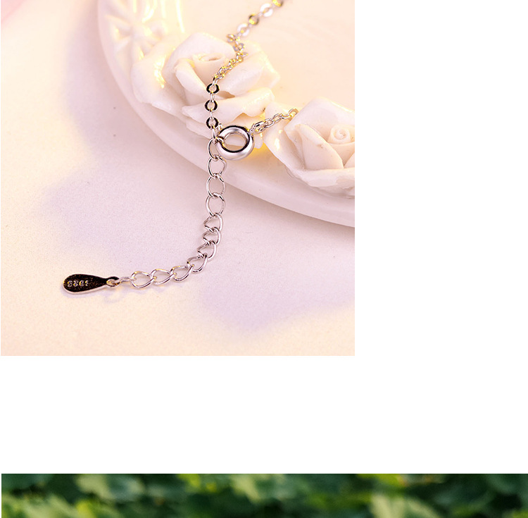 Cute Animal Copper Plating Inlay Crystal White Gold Plated Pendant Necklace display picture 5